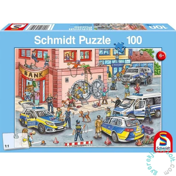 Schmidt 100 db-os puzzle - Police operation (56450)