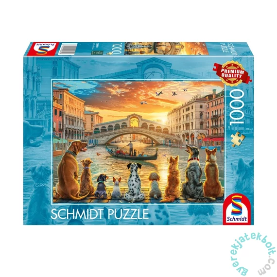 Schmidt 1000 db-os puzzle - At the pier (58890)
