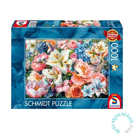 Schmidt 1000 db-os puzzle - Flowers in pastel (58891)