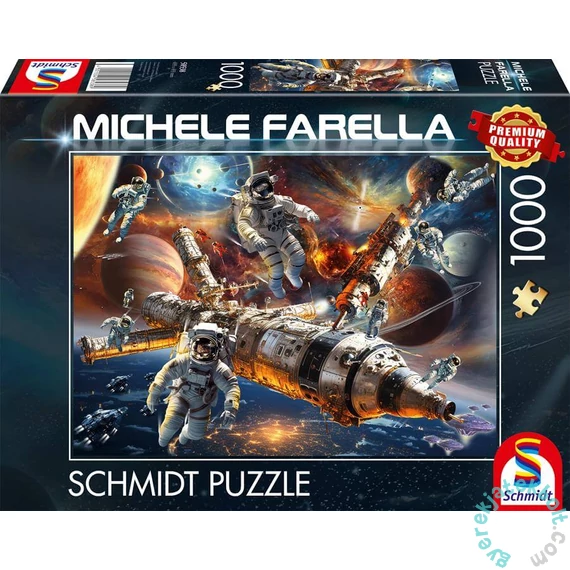 Schmidt 1000 db-os puzzle - Galactic Magic, Weightless in Space, Michele Farella (58538)
