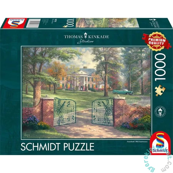 Schmidt 1000 db-os puzzle - Graceland 50th Anniversary, Thomas Kinkade (58783)
