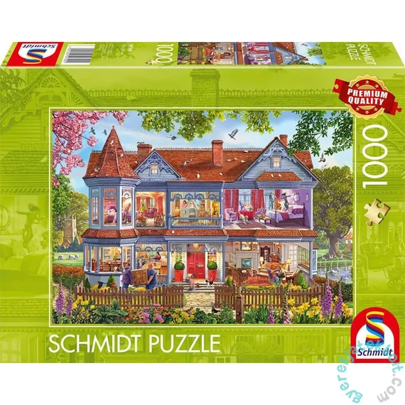 Schmidt 1000 db-os puzzle - House in springtime (59709)