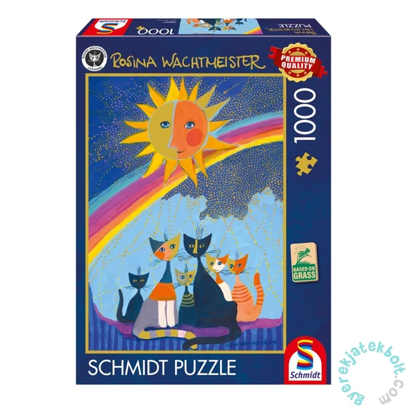 Schmidt 1000 db-os puzzle - In golden rain, Rosina Wachtmeister (58657)