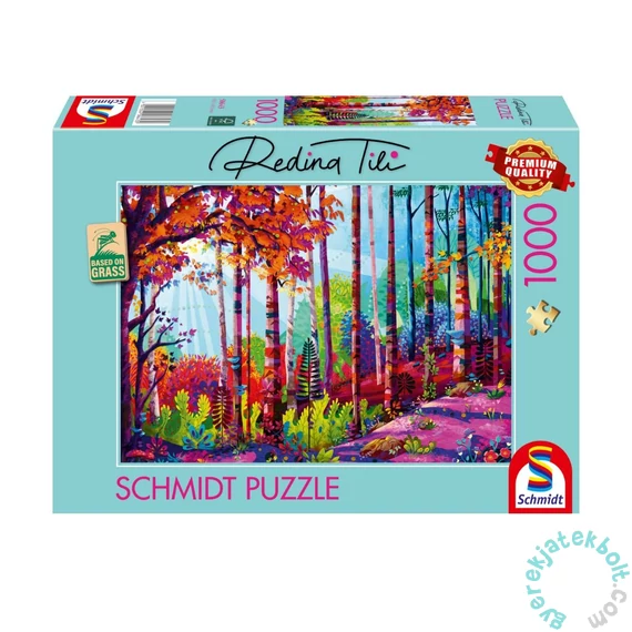 Schmidt 1000 db-os puzzle - In the heart of the forest, Redina Tili (58643)