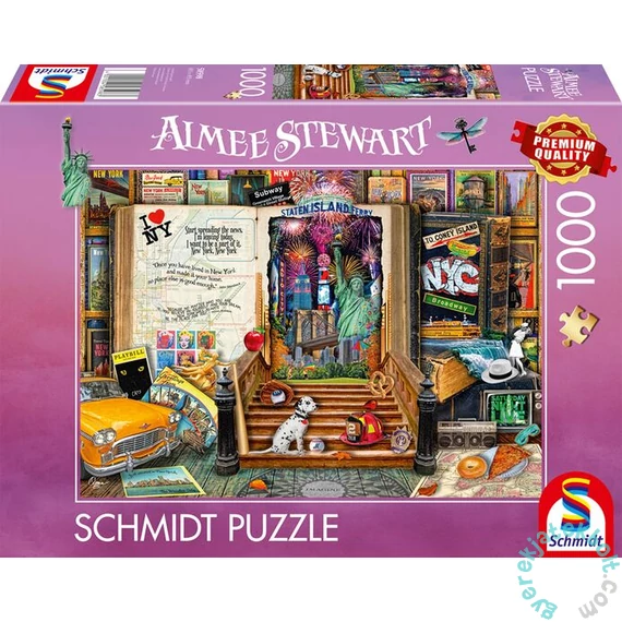 Schmidt 1000 db-os puzzle - Memories of New York, Aimee Stewart (58598)