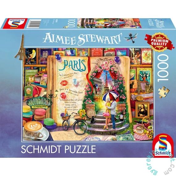 Schmidt 1000 db-os puzzle - Memories of Paris, Aimee Stewart (58599)