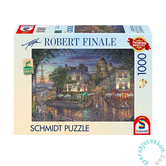 Schmidt 1000 db-os puzzle - Montmartre, Redina Tili (58645)