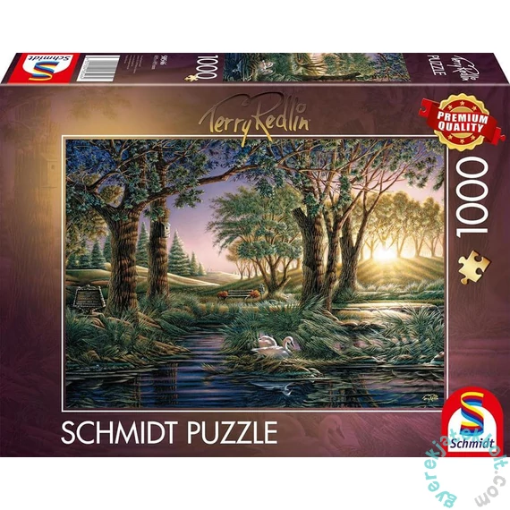 Schmidt 1000 db-os puzzle - Morning Magic by the Pond, Terry Redlin (58546)