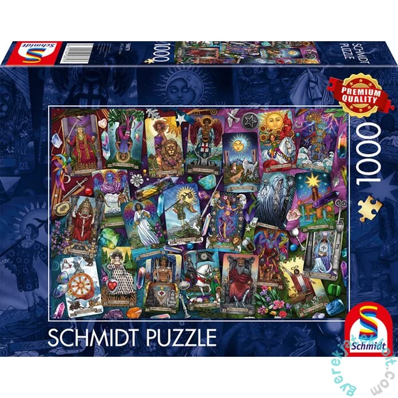 Schmidt 1000 db-os puzzle - Mysterious tarot cards (58879)