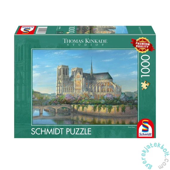 Schmidt 1000 db-os puzzle - Notre Dame, Thomas Kinkade (58796)