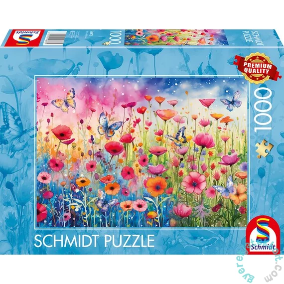 Schmidt 1000 db-os puzzle - Poppy field (58873)