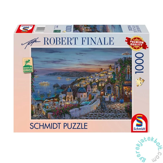 Schmidt 1000 db-os puzzle - Santorini Sunset, Robert Finale (58647)