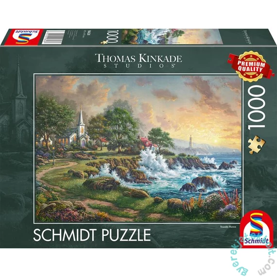 Schmidt 1000 db-os puzzle - Seaside Haven, Thomas Kinkade (58628)