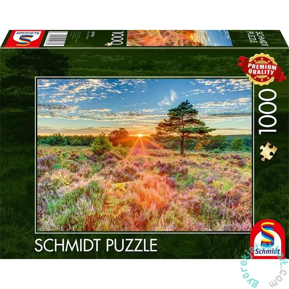 Schmidt 1000 db-os puzzle - Sunset on the heath (59768)