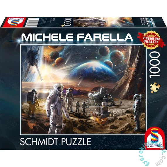 Schmidt 1000 db-os puzzle - The Final Frontier, Space Exploration, Michele Farella (58537)