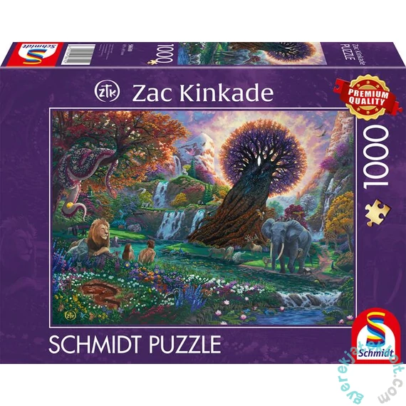 Schmidt 1000 db-os puzzle - The garden of Eden, Zac Kinkade (58610)