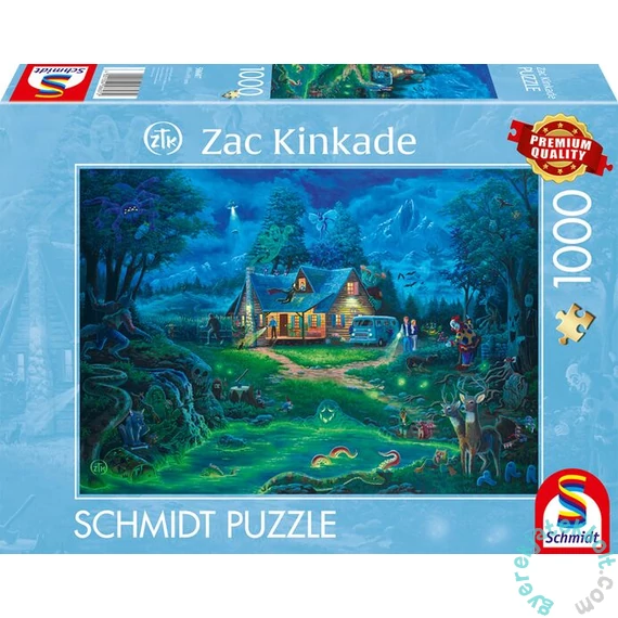 Schmidt 1000 db-os puzzle - The haunted house, Zac Kinkade (58607)