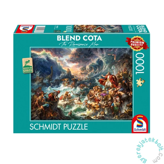 Schmidt 1000 db-os puzzle - The path through the sea  (58638)