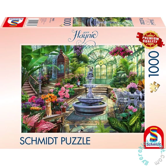 Schmidt 1000 db-os puzzle - Victorian greenhouse, Jeff Haynie (58633)