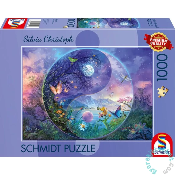 Schmidt 1000 db-os puzzle - Yin and Yang - Fantastic world of insects, Silvia Christoph (58593)