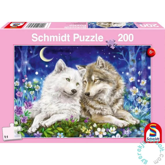 Schmidt 200 db-os puzzle - Cuddly wolf friends (56469)