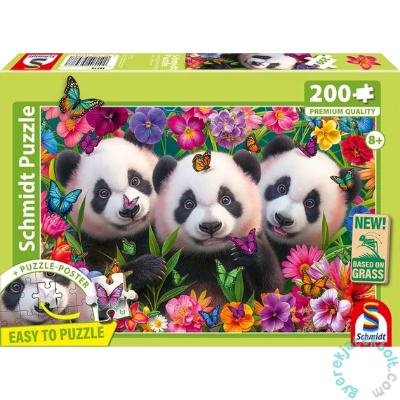 Schmidt 200 db-os puzzle - Panda trio (56578)