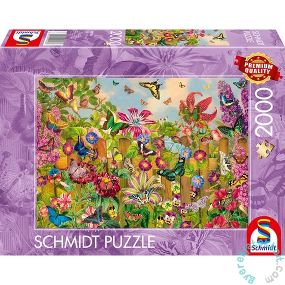 Schmidt 2000 db-os puzzle - Enchanting butterfly garden (59746)