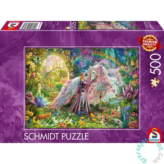 Schmidt 500 db-os puzzle - Dream journey with a unicorn (59718)