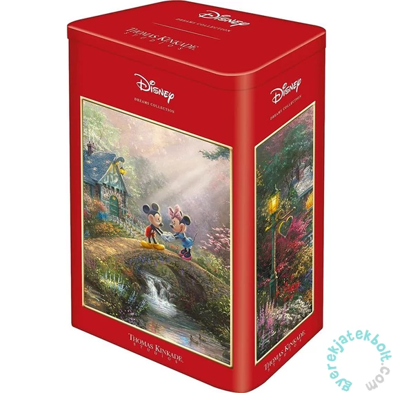 Schmidt 500 db-os puzzle fém dobozban - Mickey and Minnie Sweetheart Bridge