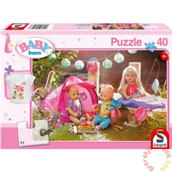 Schmidt 40 db-os Baby Born puzzle - Come on, let´s go camping! (56297)