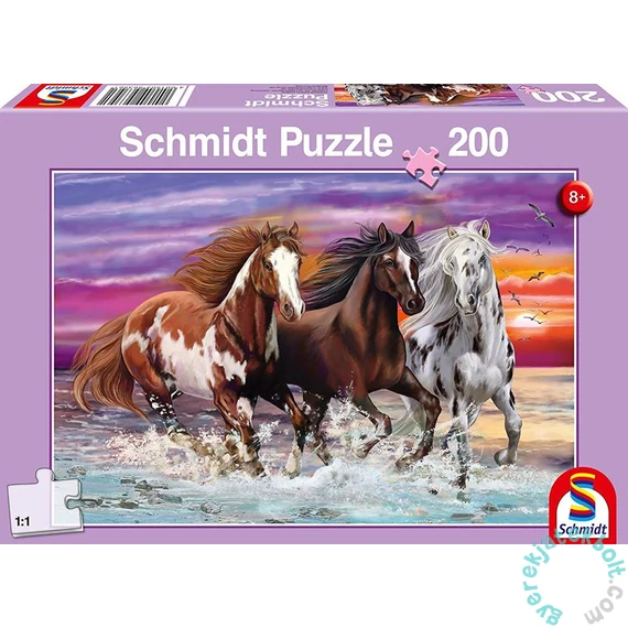 Schmidt 200 db-os puzzle - Trio of wild horses (56356)