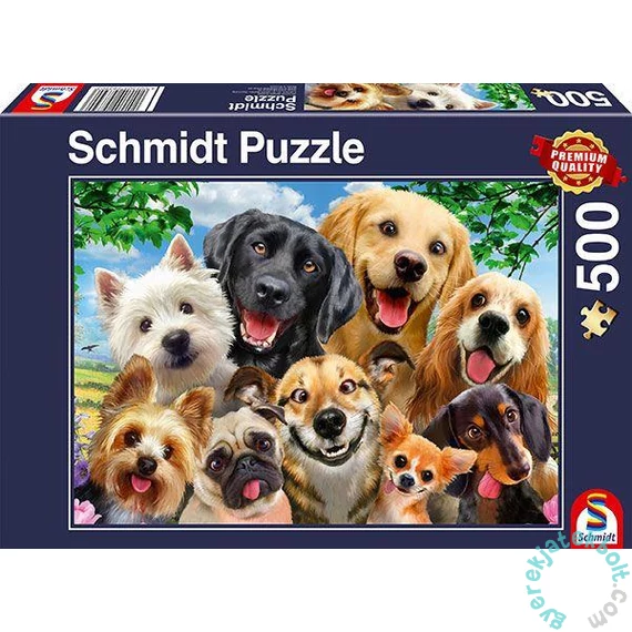 Schmidt 500 db-os puzzle - Dog Selfie (58390)