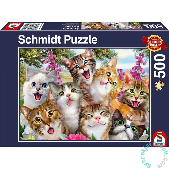 Schmidt 500 db-os puzzle - Cat Selfie (58391)