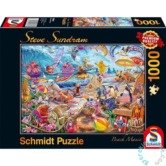 Schmidt 1000 db-os puzzle - Beach Mania, Steve Sundran (59662)
