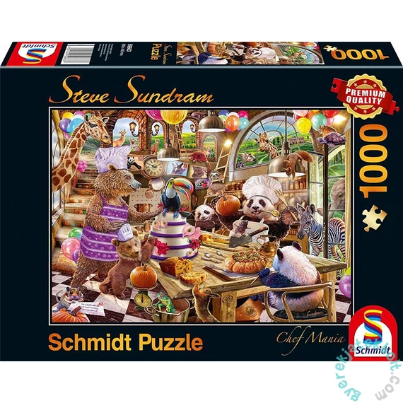 Schmidt 1000 db-os puzzle - Chef Mania, Steve Sundran (59663)