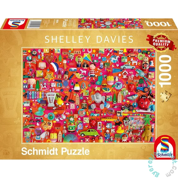 Schmidt 1000 db-os puzzle - Vintage Toys, Shelley Davies (59699)