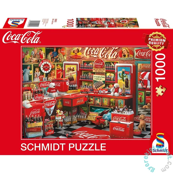 Schmidt 1000 db-os puzzle - Coca Cola - Nostalgia Shop (59915)