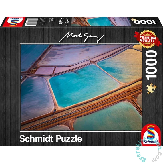Schmidt 1000 db-os puzzle - Pastels, Mark Gray (59924)