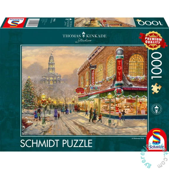 Schmidt 1000 db-os puzzle - Christmas wish - Thomas Kinkade (59936)