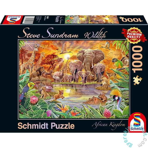 Schmidt 1000 db-os puzzle - African Wildlife (59982)