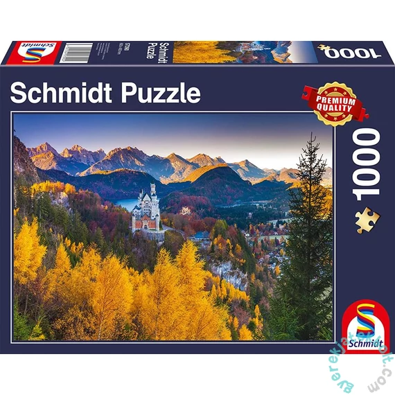 Schmidt 1000 db-os puzzle - Autumn Neuschwanstein (57390)
