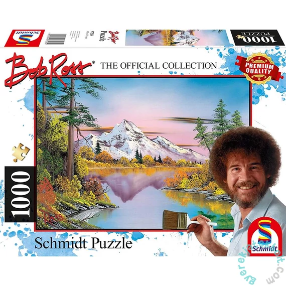 Schmidt 1000 db-os puzzle - Reflections, Bob Ross (57535)