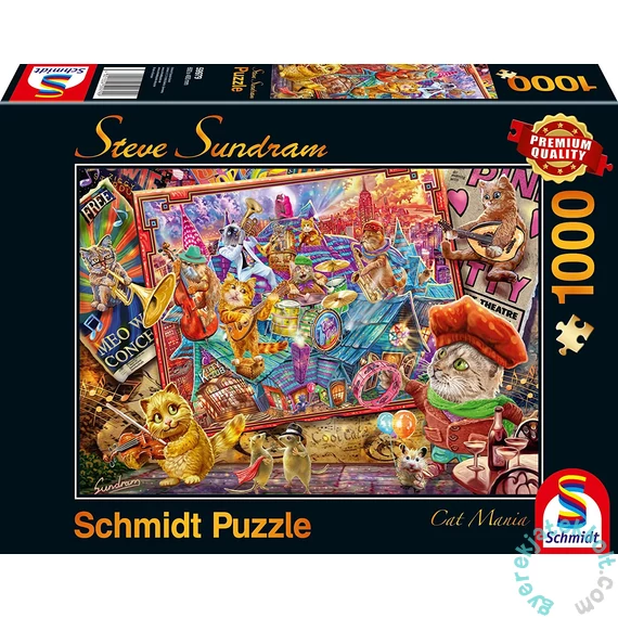 Schmidt 1000 db-os puzzle - Cat Mania (59979)