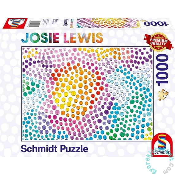 Schmidt 1000 db-os puzzle - Coloured soap bubbles, Josie Lewis (57576)