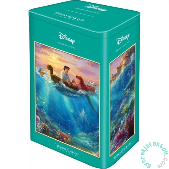 Schmidt 500 db-os puzzle fém dobozban - Disney - Arielle, Thomas Kinkade (59927)