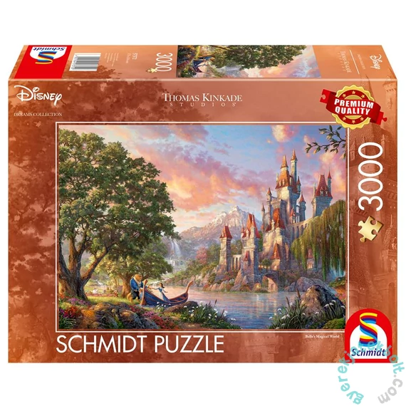Schmidt 3000 db-os puzzle - Disney Dreams Collection - The Beauty and the Beast - Thomas Kinkade (57372)