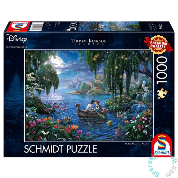 Schmidt 1000 db-os puzzle - Disney Dreams Collection - The Little Mermaid - Thomas Kinkade (57370)