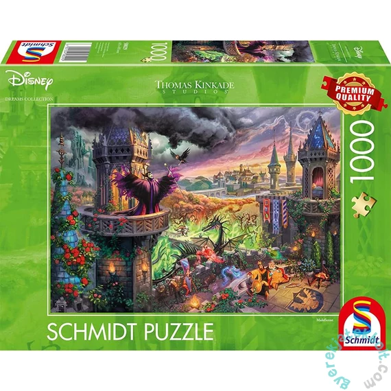 Schmidt 1000 db-os puzzle - Disney Maleficent, Thomas Kinkande (58029)