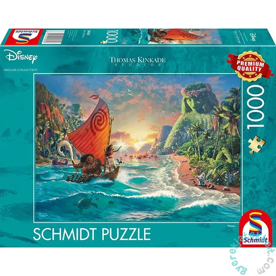 Schmidt 1000 db-os puzzle - Disney - Vaiana, Thomas Kinkande (58030)
