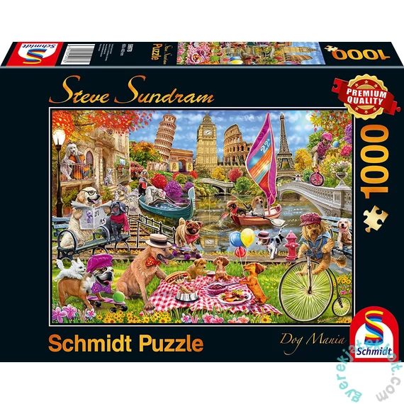 Schmidt 1000 db-os puzzle - Dog Crazy (59978)